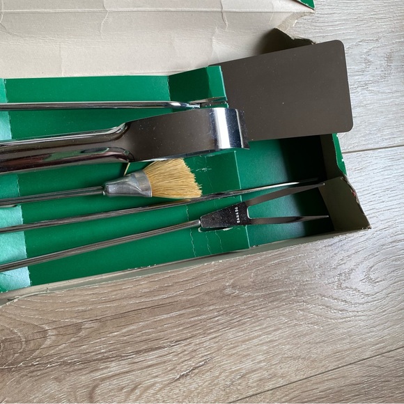 Vintage New Androck Barbecue tool set 5 pieces BBQ utensils made in Canada - Picture 3 of 6